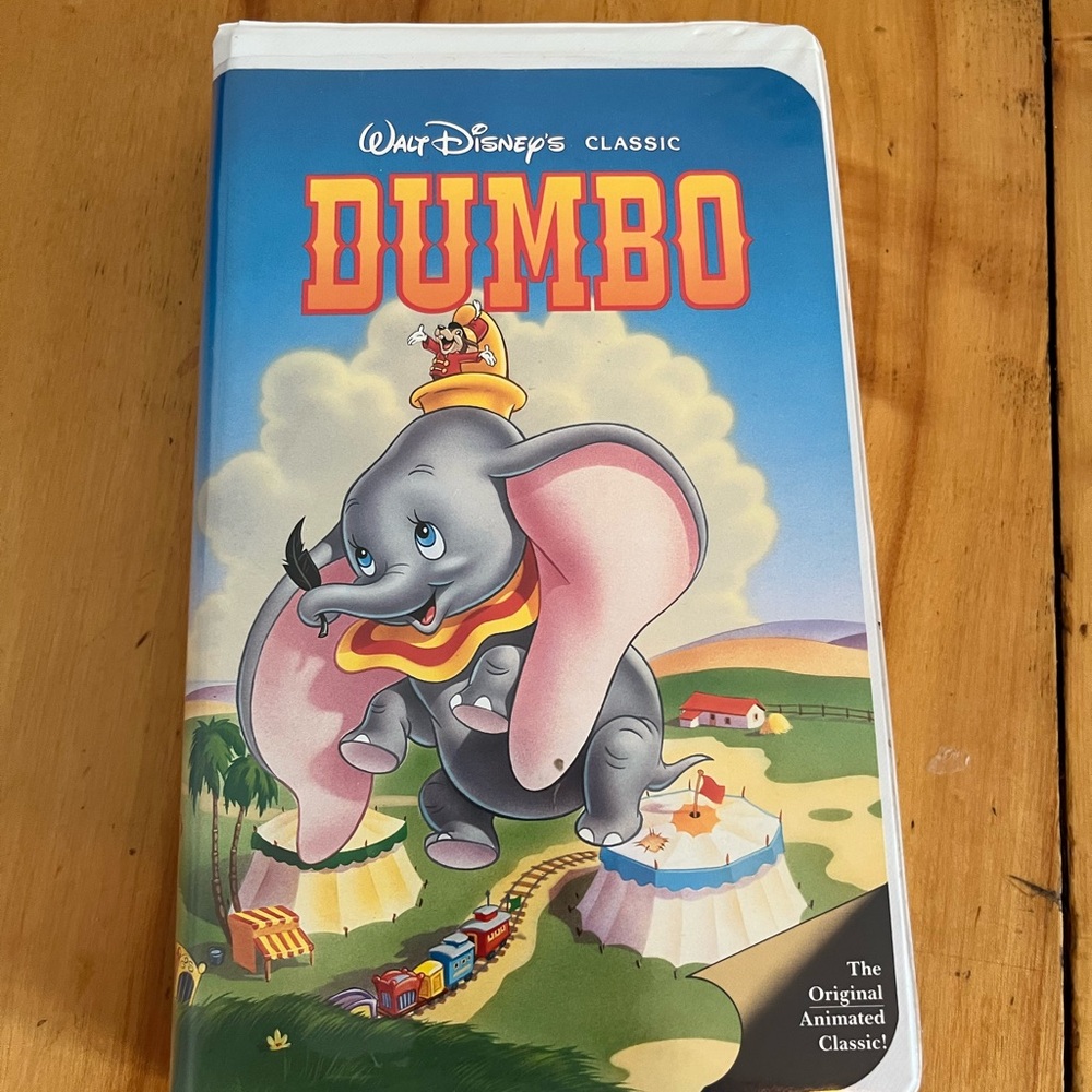 Disney Dumbo VHS - Blue and Gray